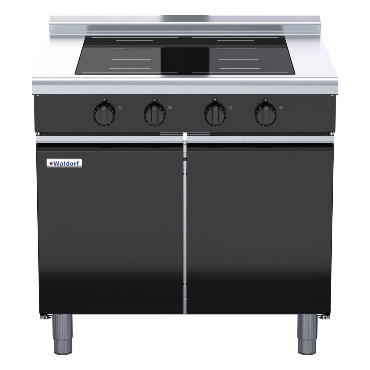 Waldorf Bold 900mm Electric Induction Cooktop Low Back Version - Cabinet Base - INLB8400F-CD