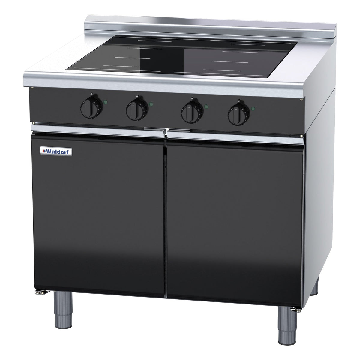 Waldorf Bold 900mm Electric Induction Cooktop Low Back Version - Cabinet Base - INLB8400F-CD