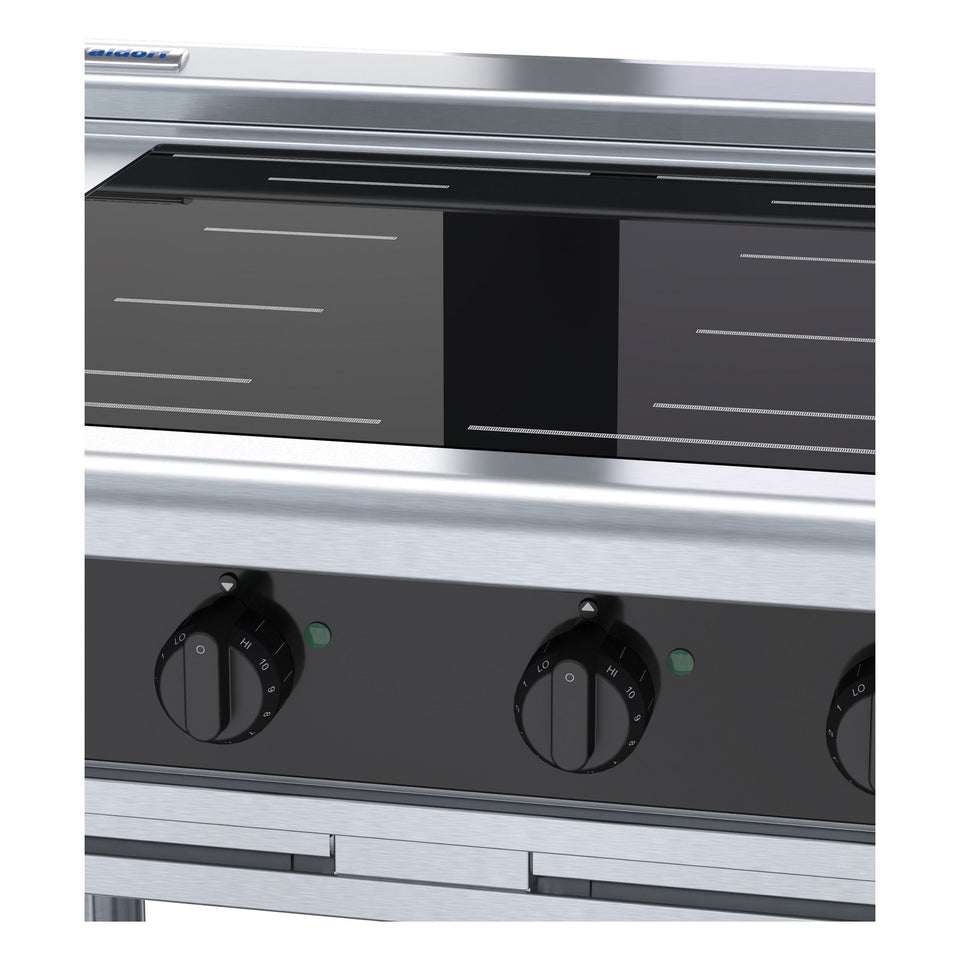 Waldorf Bold 900mm Electric Induction Cooktop Low Back Version - Leg Stand - INLB8400F-LS