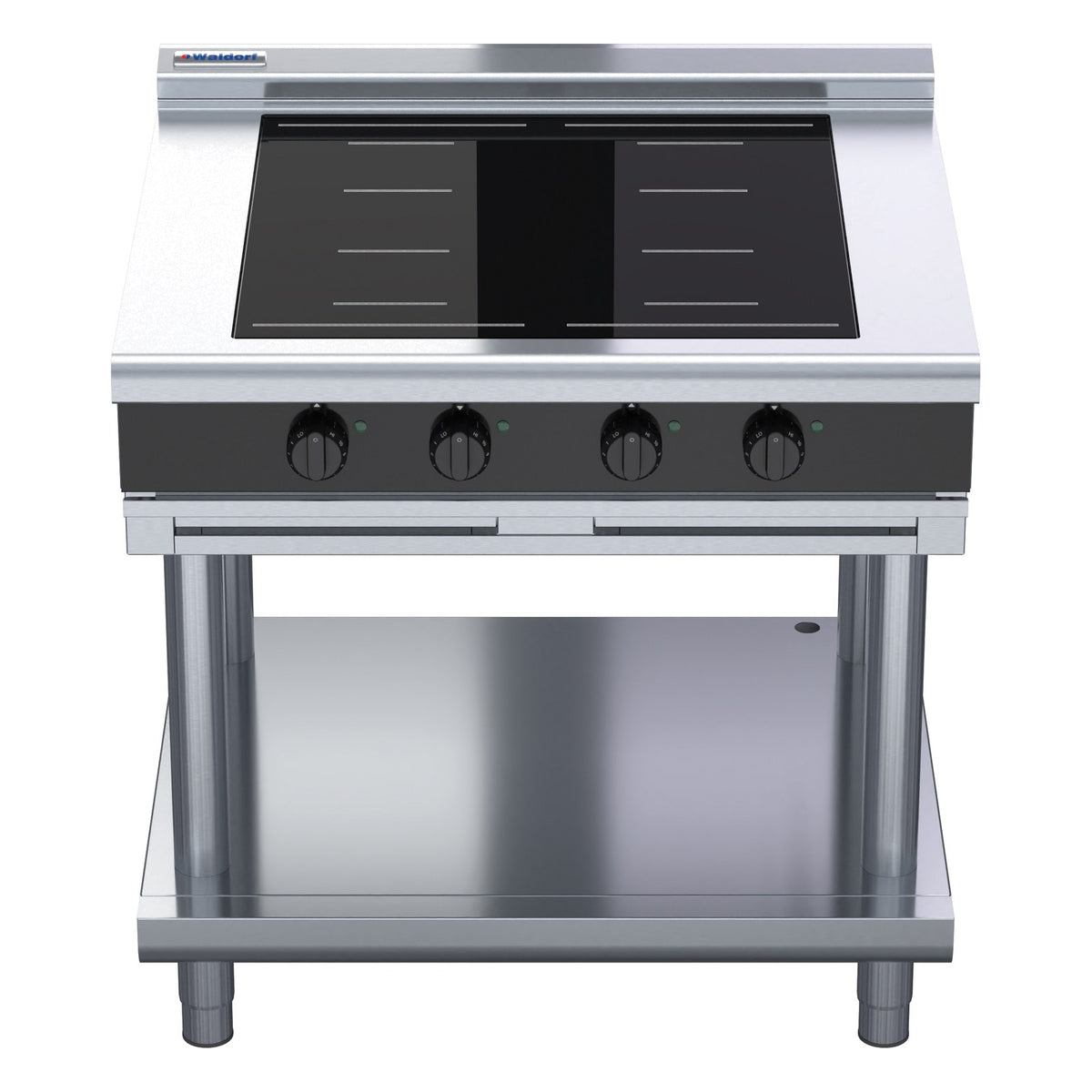 Waldorf Bold 900mm Electric Induction Cooktop Low Back Version - Leg Stand - INLB8400F-LS