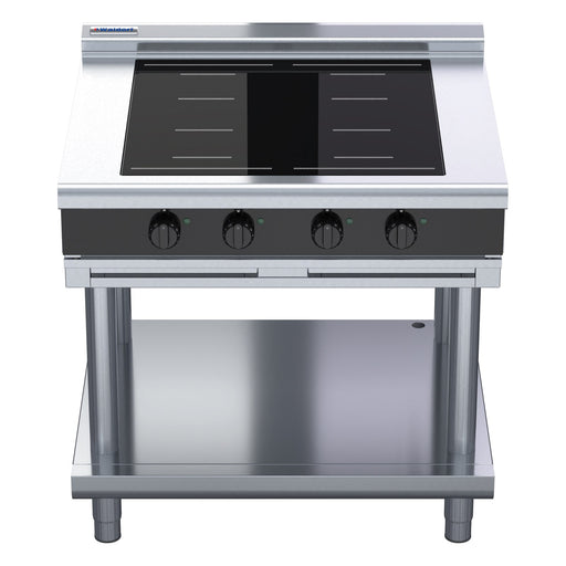Waldorf Bold 900mm Electric Induction Cooktop Low Back Version - Leg Stand - INLB8400F-LS