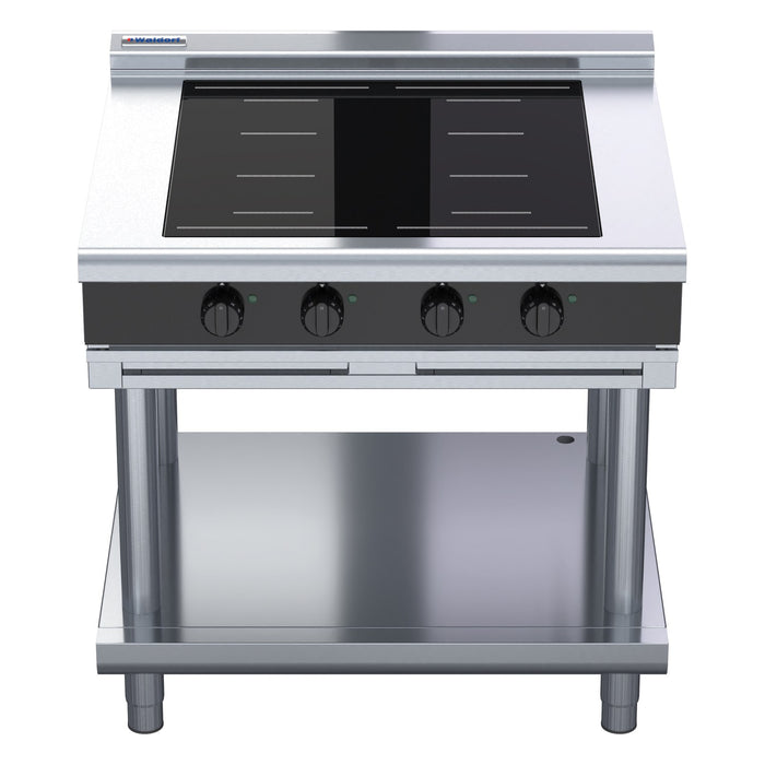 Waldorf Bold 900mm Electric Induction Cooktop Low Back Version - Leg Stand - INLB8400F-LS