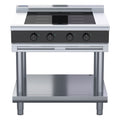 Waldorf Bold 900mm Electric Induction Cooktop Low Back Version - Leg Stand - 4 x 5kW Full Area - INLB8400F-LS