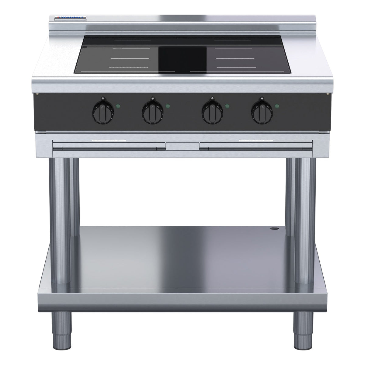 Waldorf Bold 900mm Electric Induction Cooktop Low Back Version - Leg Stand - INLB8400F-LS