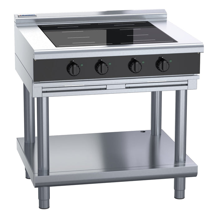 Waldorf Bold 900mm Electric Induction Cooktop Low Back Version - Leg Stand - INLB8400F-LS