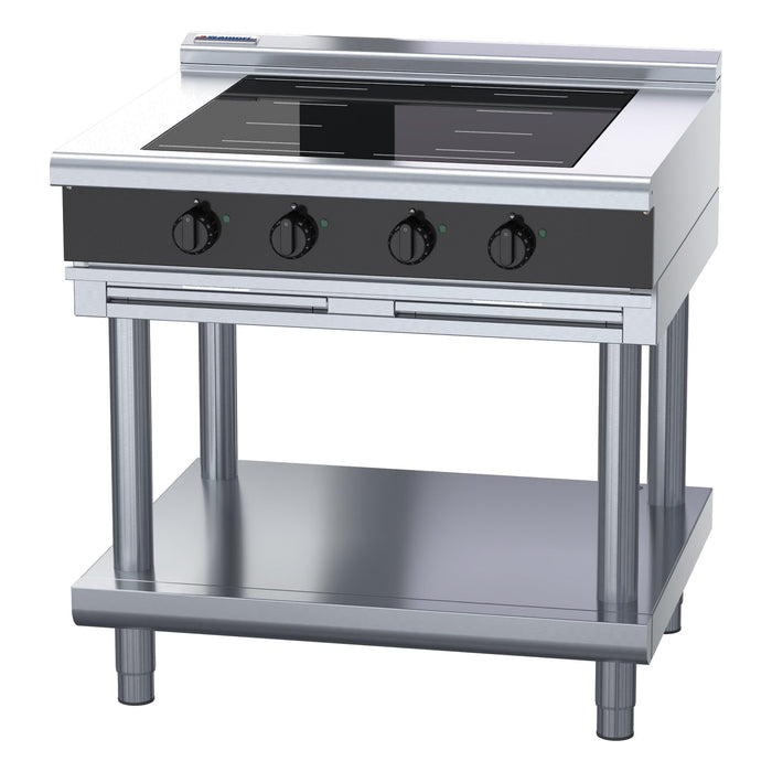 Waldorf Bold 900mm Electric Induction Cooktop Low Back Version - Leg Stand - INLB8400F-LS
