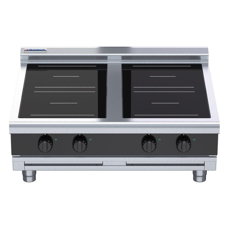 Waldorf Bold 900mm Electric Induction Cooktop Low Back Version - Bench Model - INLB8400R3-B