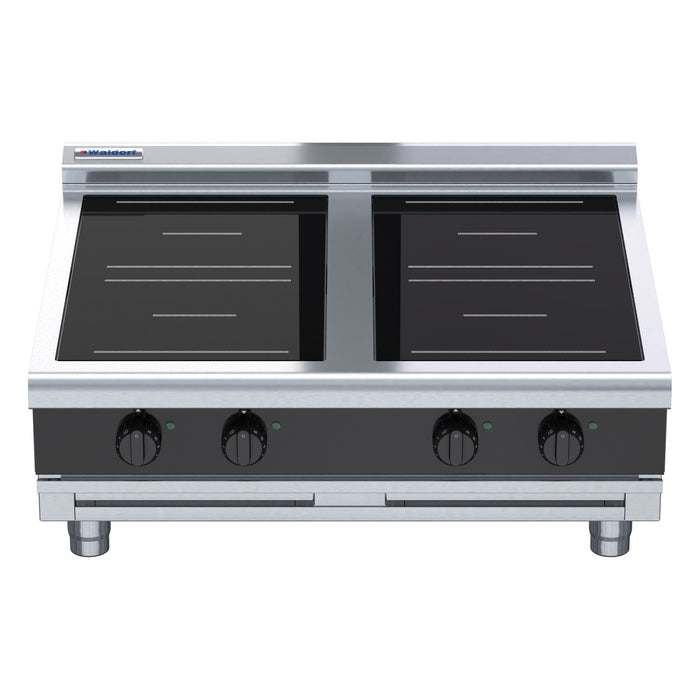 Waldorf Bold 900mm Electric Induction Cooktop Low Back Version - Bench Model - INLB8400R3-B