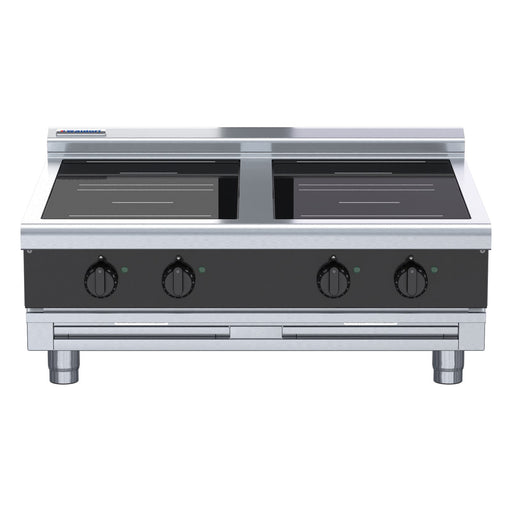 Waldorf Bold 900mm Electric Induction Cooktop Low Back Version - Bench Model - INLB8400R5-B