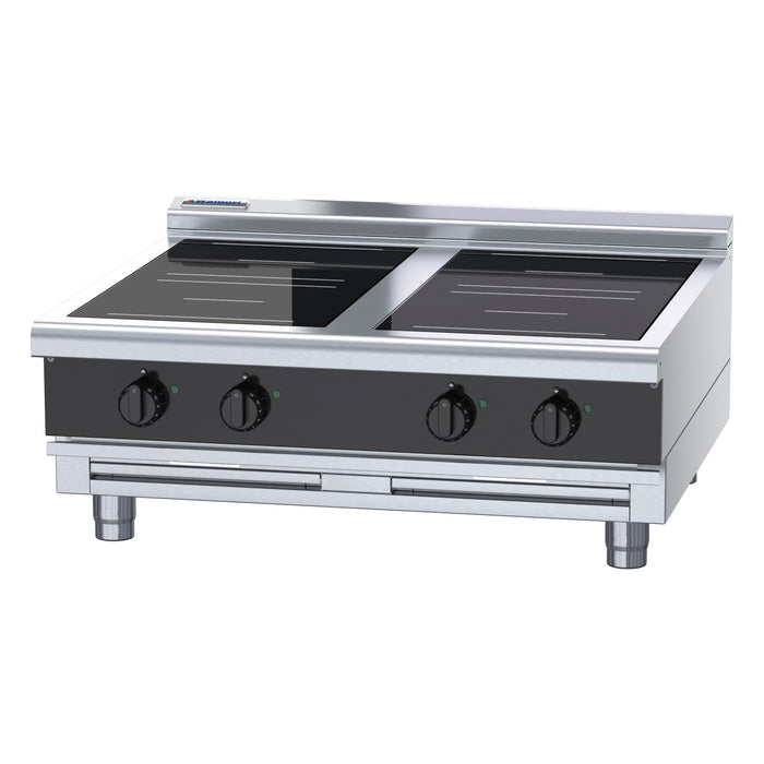 Waldorf Bold 900mm Electric Induction Cooktop Low Back Version - Bench Model - INLB8400R5-B