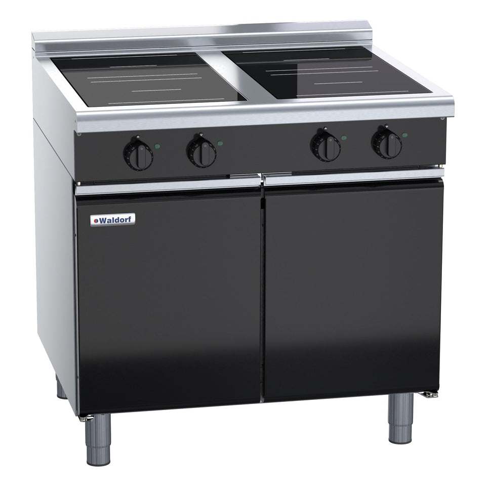 Waldorf Bold 900mm Electric Induction Cooktop Low Back Version - Cabinet Base - INLB8400R3-CD