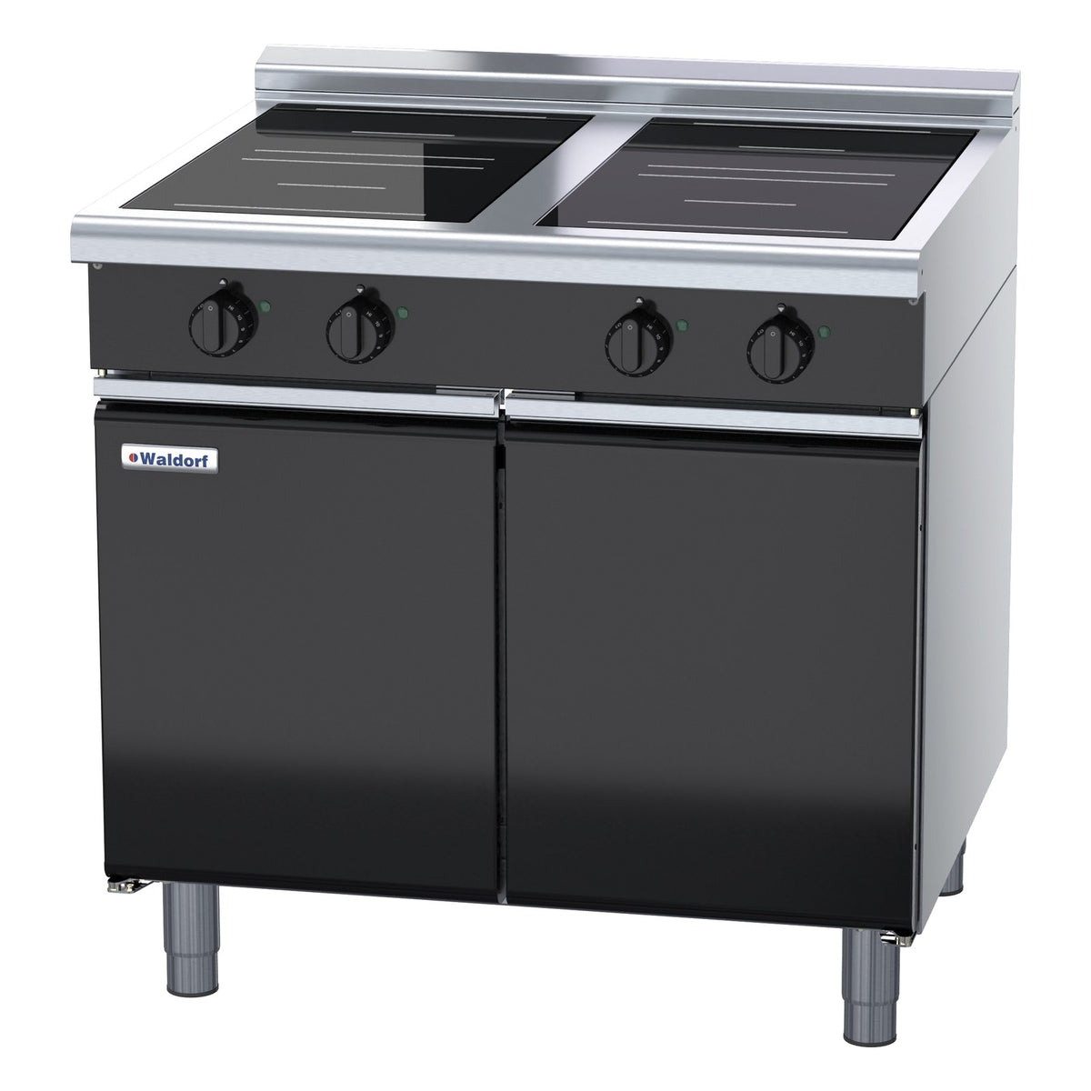 Waldorf Bold 900mm Electric Induction Cooktop Low Back Version - Cabinet Base - INLB8400R5-CD
