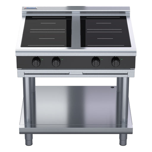 Waldorf Bold 900mm Electric Induction Cooktop Low Back Version - Leg Stand - INLB8400R3-LS