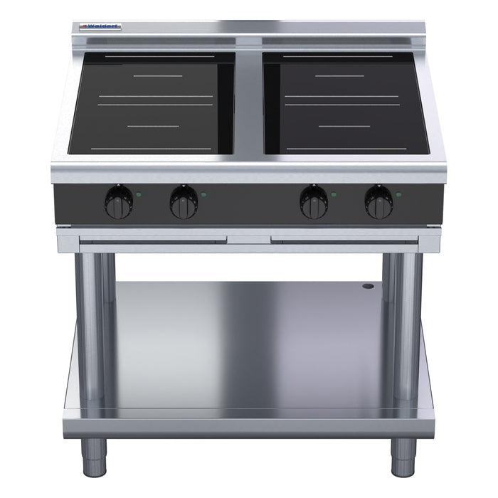 Waldorf Bold 900mm Electric Induction Cooktop Low Back Version - Leg Stand - INLB8400R3-LS
