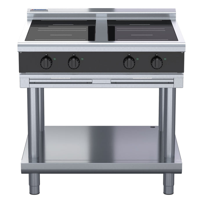 Waldorf Bold 900mm Electric Induction Cooktop Low Back Version - Leg Stand - INLB8400R3-LS