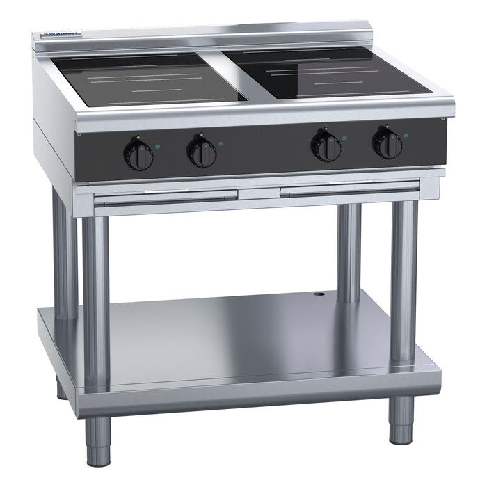 Waldorf Bold 900mm Electric Induction Cooktop Low Back Version - Leg Stand - INLB8400R3-LS