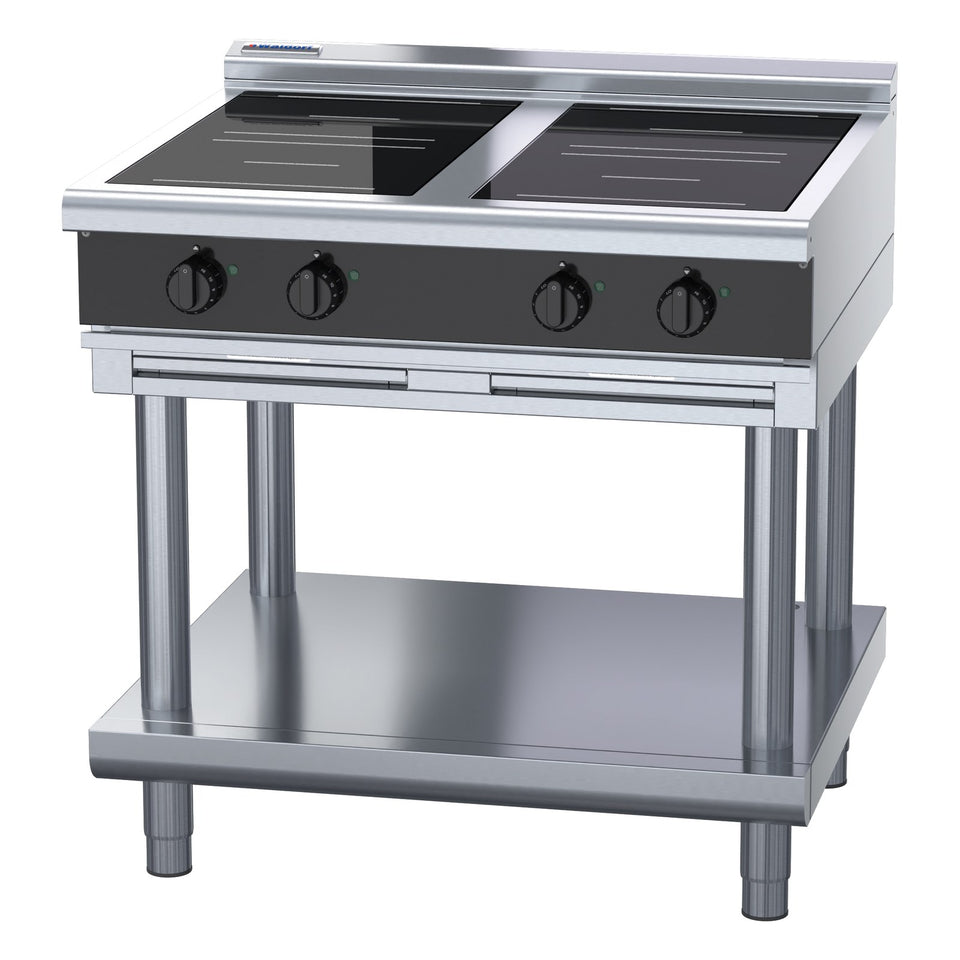 Waldorf Bold 900mm Electric Induction Cooktop Low Back Version- Leg Stand - INLB8400R5-LS