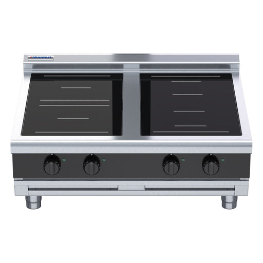 Waldorf Bold 900mm Electric Induction Cooktop Low Back Version - Bench Model - INLB8400R3F-B