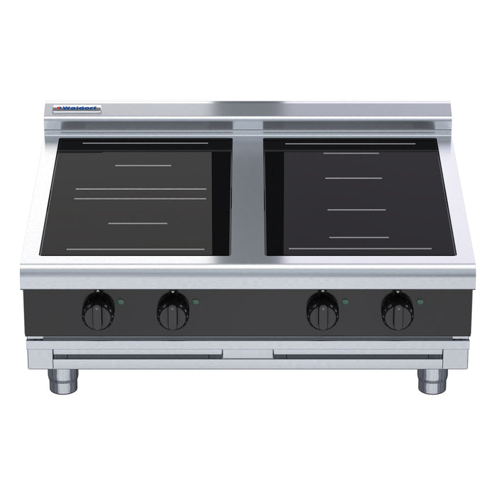 Waldorf Bold 900mm Electric Induction Cooktop Low Back Version - Bench Model - INLB8400R3F-B