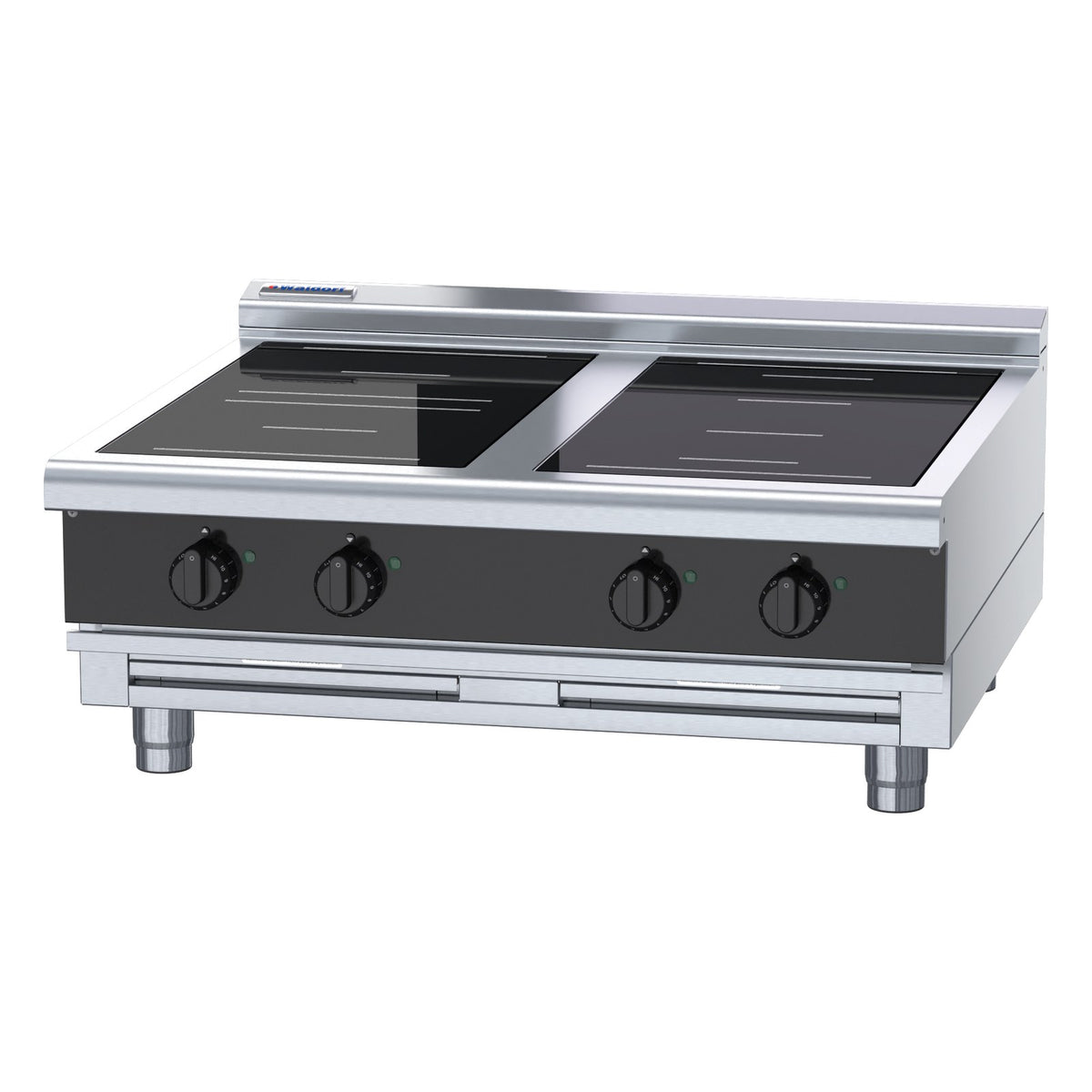 Waldorf Bold 900mm Electric Induction Cooktop Low Back Version - Bench Model - INLB8400R3F-B