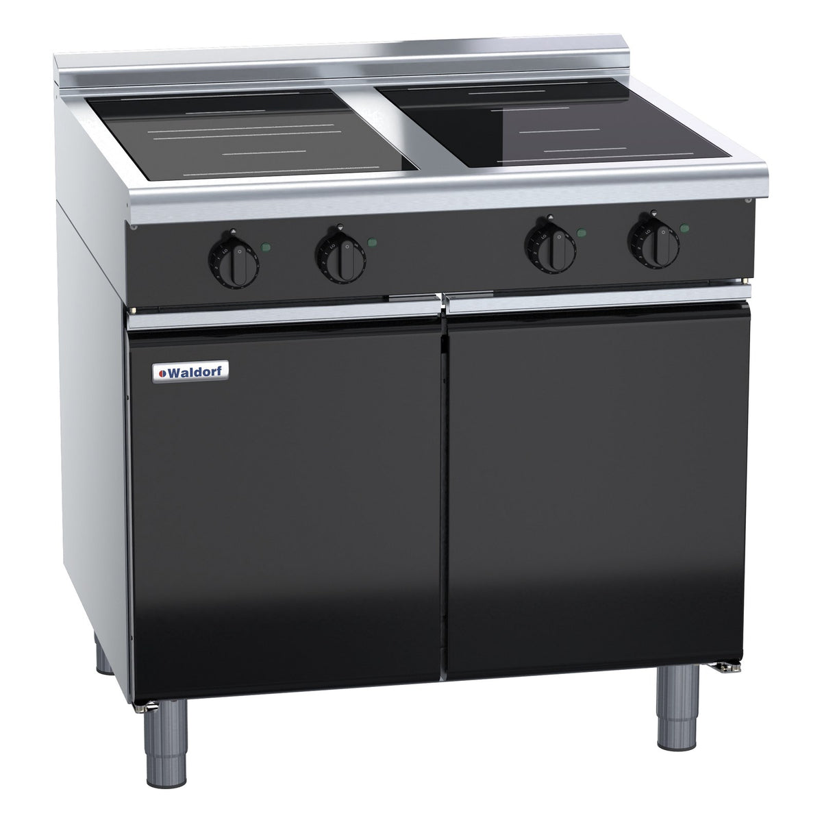 Waldorf Bold 900mm Electric Induction Cooktop Low Back Version - Cabinet Base - INLB8400R3F-CD