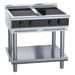 Waldorf Bold 900mm Electric Induction Cooktop Low Back Version - Leg Stand - INLB8400R3F-LS