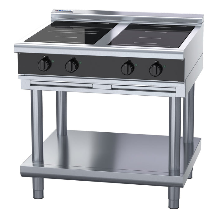 Waldorf Bold 900mm Electric Induction Cooktop Low Back Version - Leg Stand - INLB8400R5F-LS