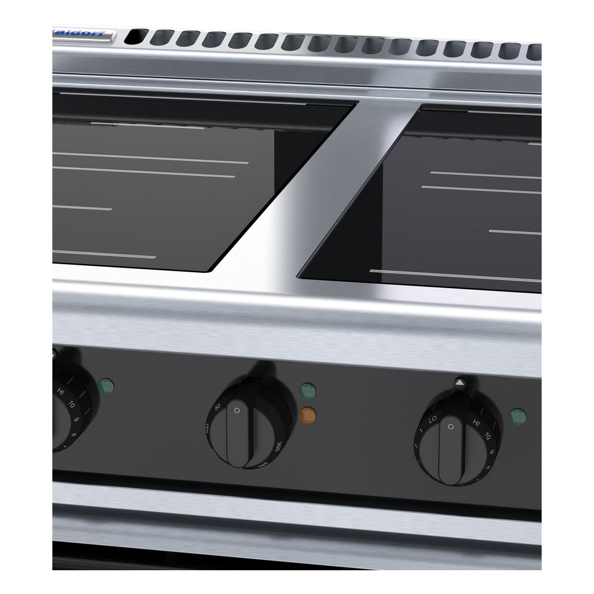 Waldorf Bold 900mm Induction Range Convection Oven Low Back Version - INLB8410ECR3
