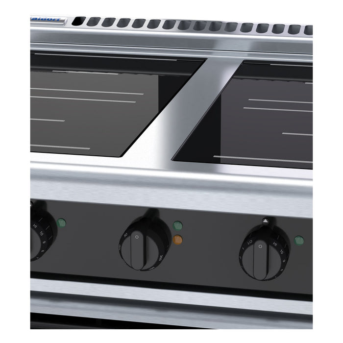 Waldorf Bold 900mm Induction Range Convection Oven Low Back Version - INLB8410ECR3