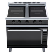 Waldorf Bold 900mm Induction Range Convection Oven Low Back Version - INLB8410ECR3