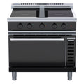 Waldorf Bold 900mm Induction Range Convection Oven Low Back Version - 4 x 3.5kW Round - INLB8410ECR3