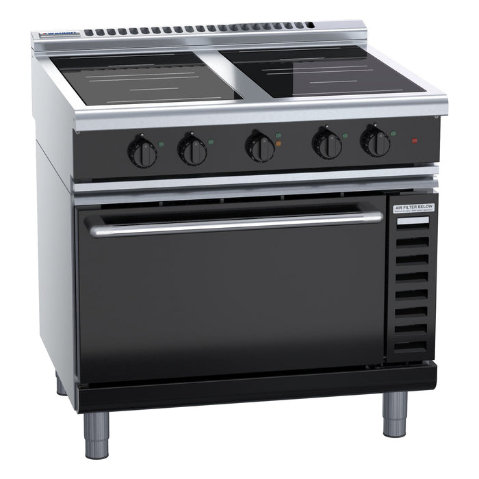 Waldorf Bold 900mm Induction Range Convection Oven Low Back Version - INLB8410ECR5F