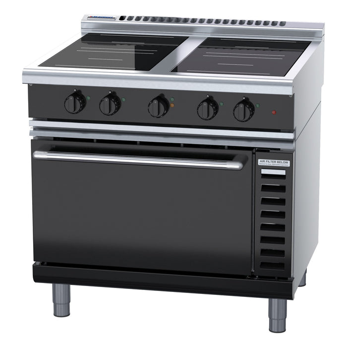 Waldorf Bold 900mm Induction Range Convection Oven Low Back Version - INLB8410ECR5F