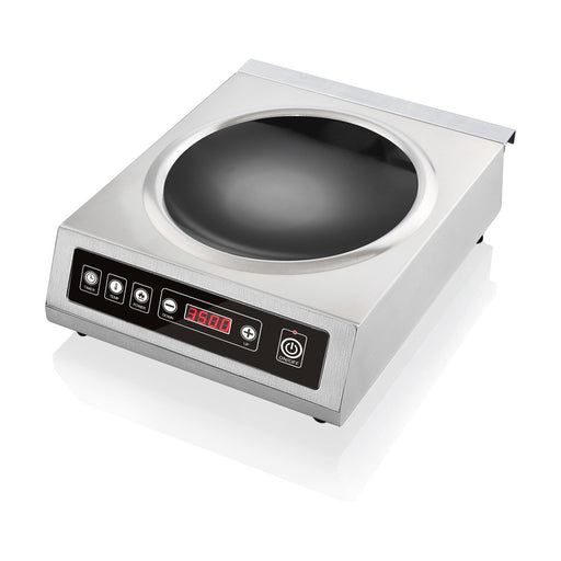 Benchstar Stainless Steel Induction Wok w/ LED Display - IW350