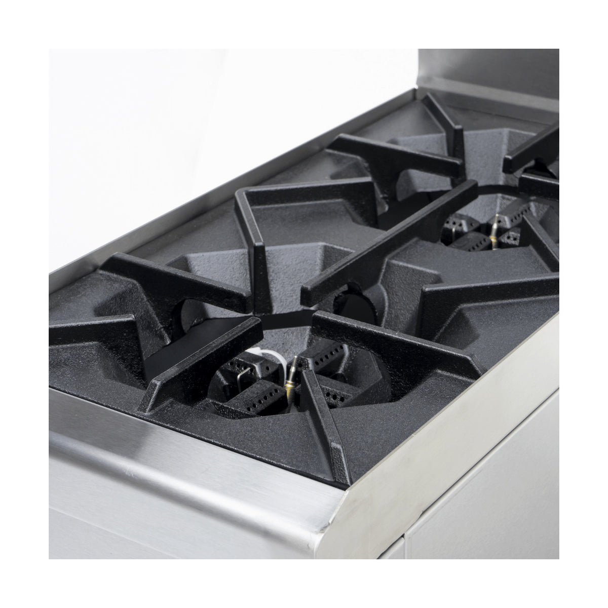 Gasmax Benchtop Natural Gas 2 Burner Cooktop with Splashback - JUS-TR-2B