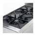 Gasmax Benchtop Natural Gas 2 Burner Cooktop with Splashback - JUS-TR-2B