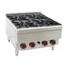 GASMAX Benchtop Natural Gas 4 Burner Cooktop