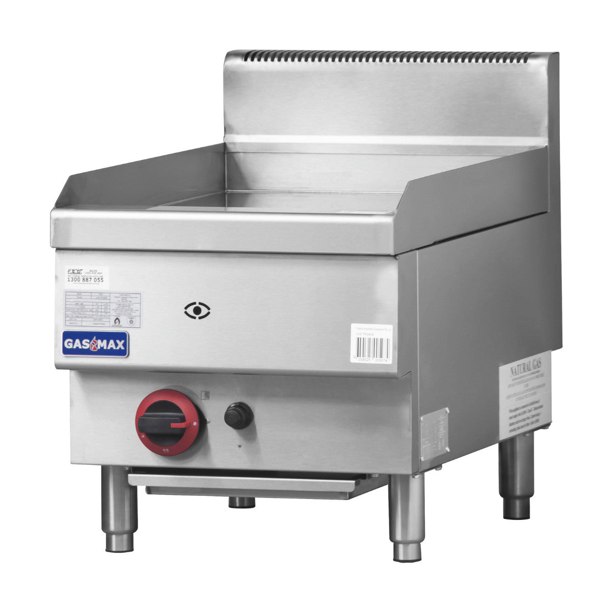 Gasmax Benchtop Single Burner Griddle LPG Gas - JUS-TRG40ELPG