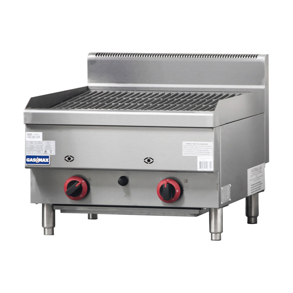 Gasmax Benchtop 2 Burner Chargrill - JUS-TRH60E