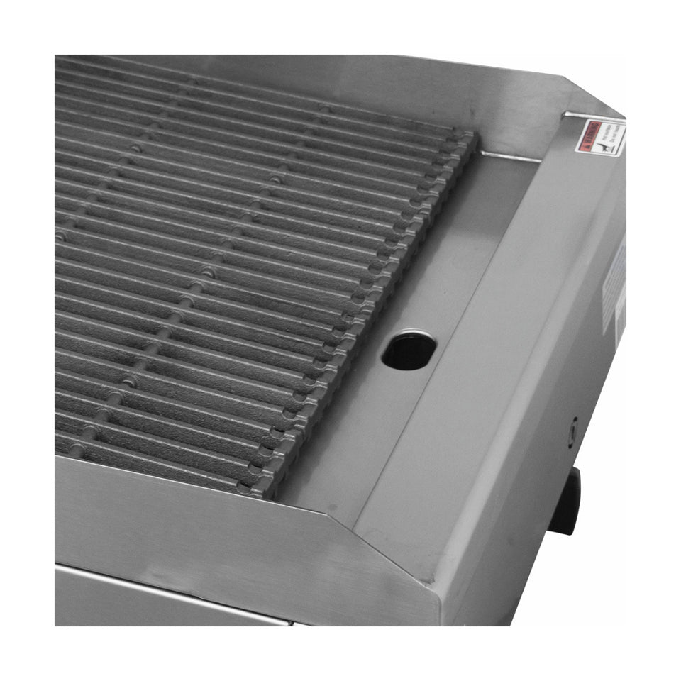 Gasmax Benchtop 2 Burner Chargrill - JUS-TRH60E