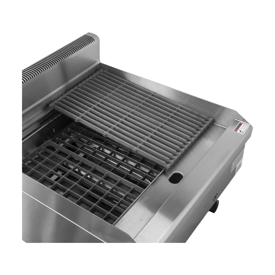 Gasmax Benchtop 2 Burner Chargrill - JUS-TRH60E