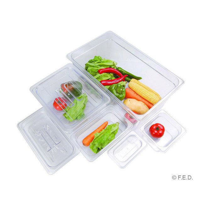 Food Tek Clear Poly Gastronorm Pan 1/1 GN x 65 mm - JW-P112