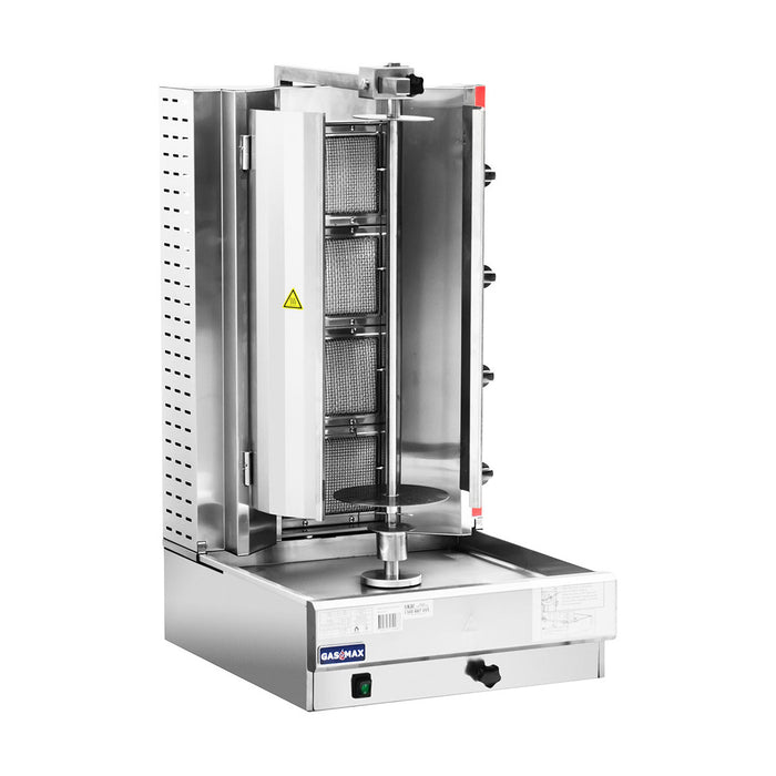 Gasmax Semi-automatic 4 Burner Natural Gas Kebab Machine - KB-4