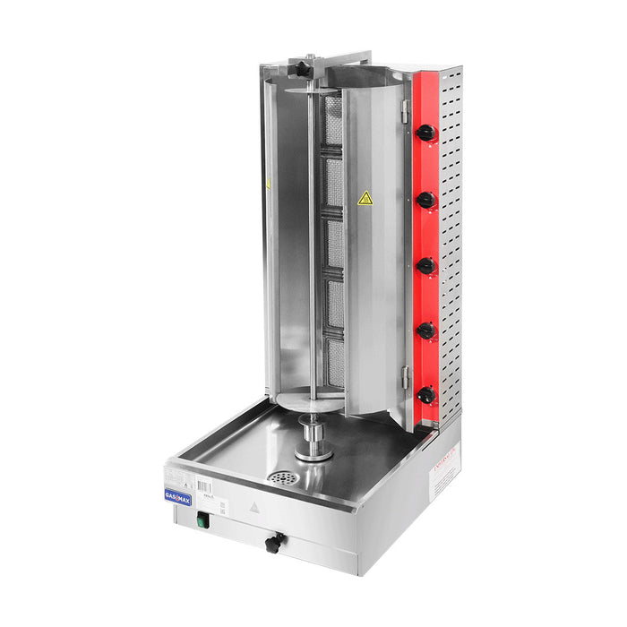 Gasmax Semi-automatic 5 Burner Natural Gas Kebab Machine - KB-5
