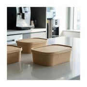 PakMax 1000ML Kraft Paper Rectangular Bowl - KPRB-1000-120