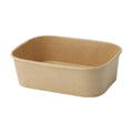 PakMax 750ML Kraft Paper Rectangular Bowl - KPRB-650-120