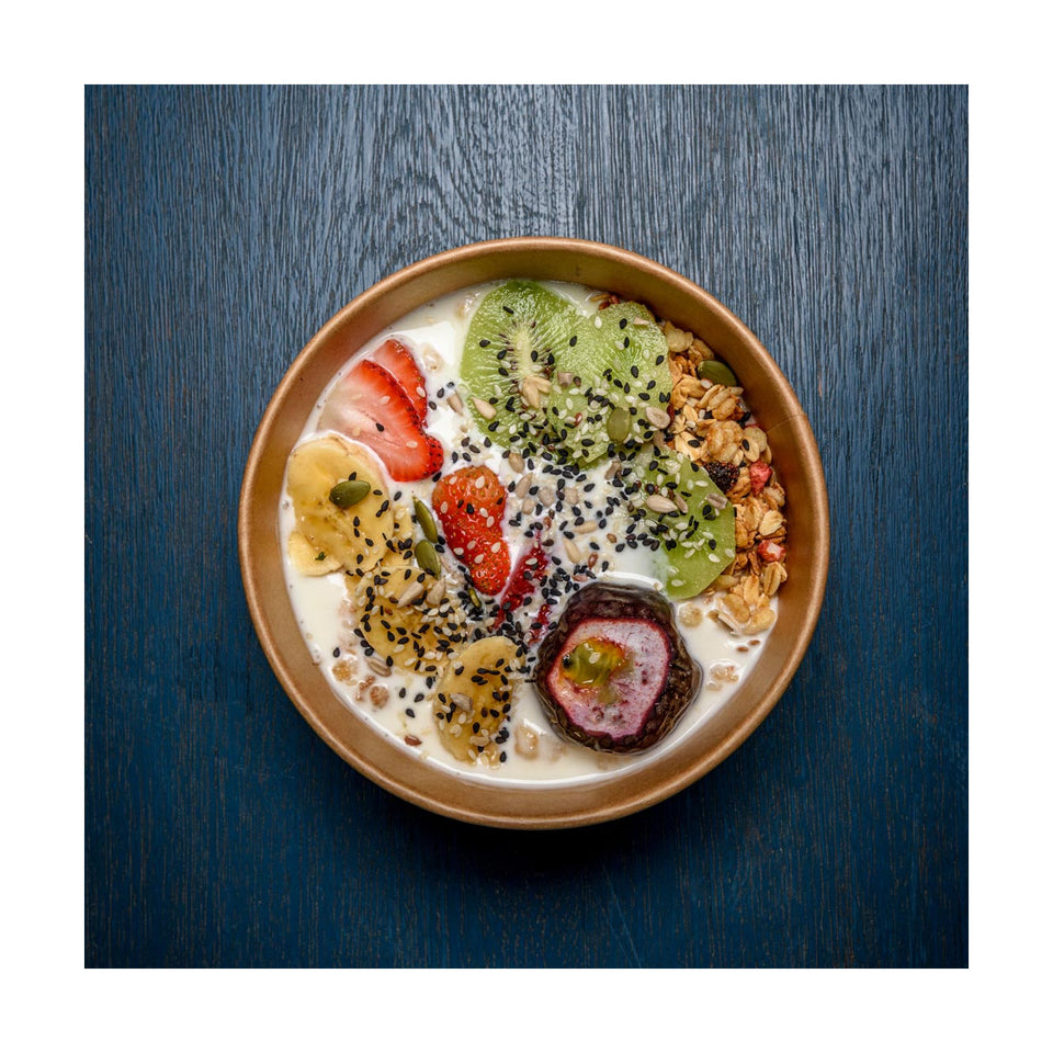 PakMax 1000ML Kraft Paper Salad Bowl - KPSB-75H-1000