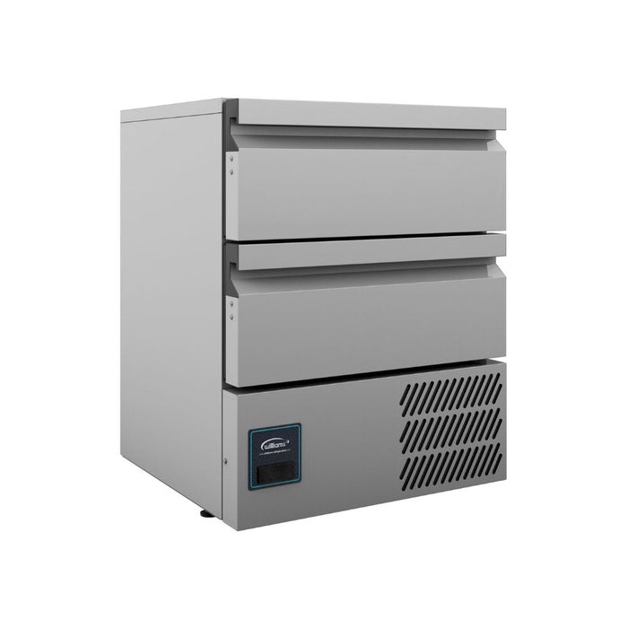 Williams Aztra Hydrocarbon - Two Drawer Stainless Steel Under Counter Freezer - LAZ5UCSADR2-HC