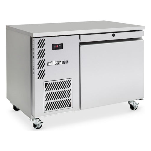 Williams Emerald - One Solid Door Stainless Steel Under Counter Storage Freezer - LE1USS