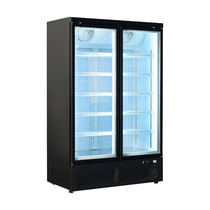 Thermaster Double Door Supermarket Freezer 960L - LG-1000BGBMF